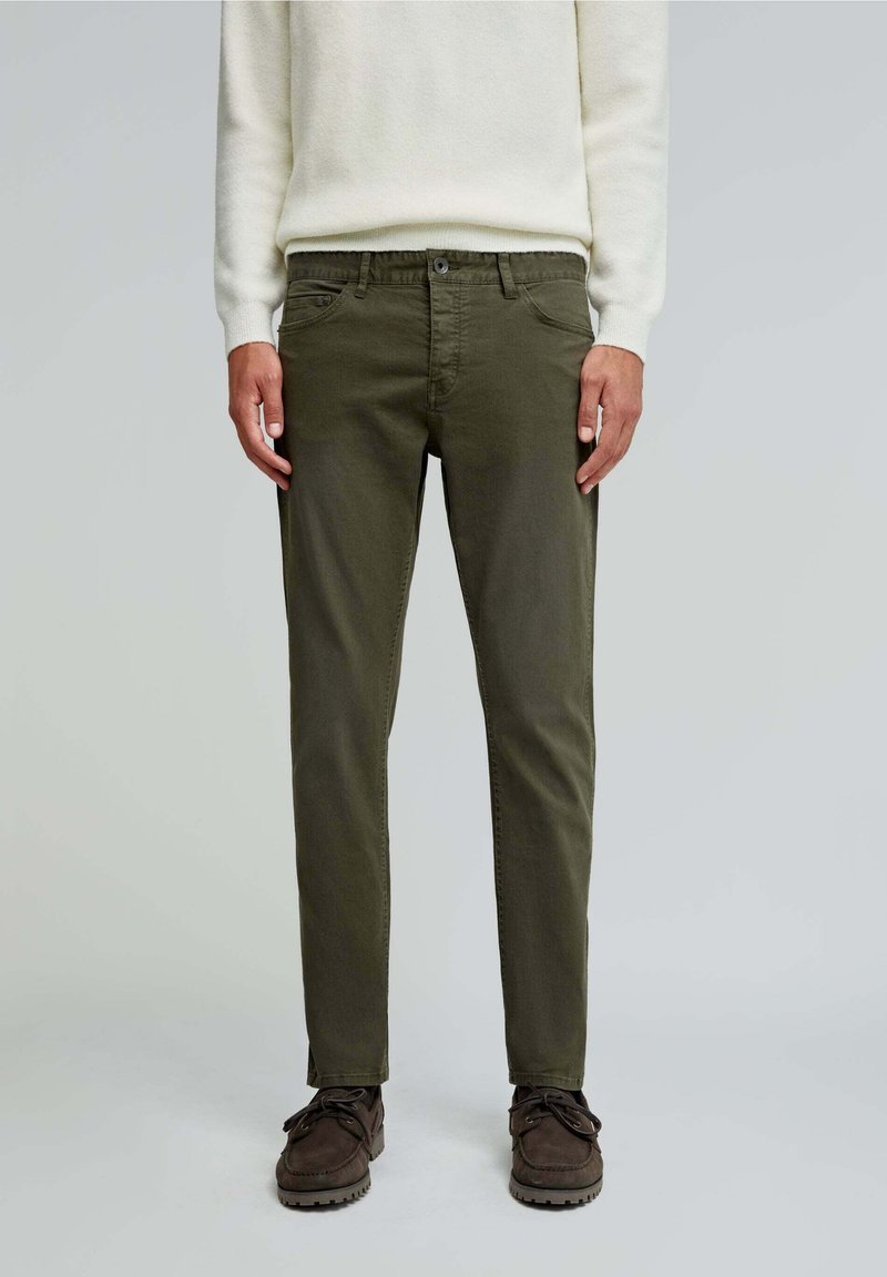 Scalpers FIVE POCKETS - Straight leg -farkut - khaki