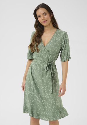 Cream CRTIAH - Day dress - laurel wreath dots