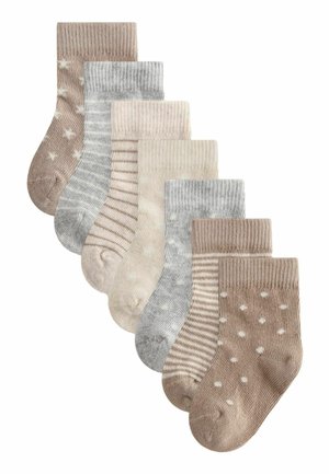 7 PACK REGULAR FIT - Zeķes - neutral star stripe