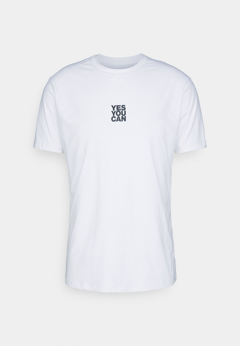 Nebbia T-shirt print wit