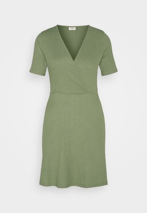 JDY JDYFILONA V-NECK DRESS  - Haljina od žerseja - sea spray
