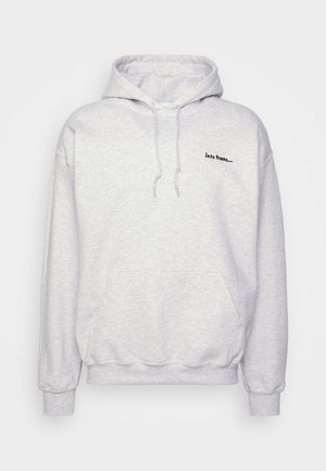 iets frans... HOODIE UNISEX - Džemperis ar kapuci - grey marl