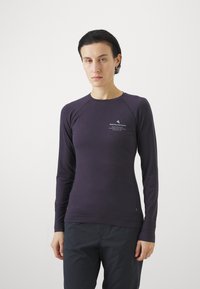 Klättermusen FAFNE CREW - Pikkade varrukatega topp - grape
