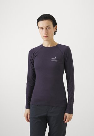 FAFNE CREW - Langærmet T-shirt - grape