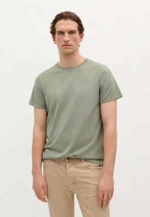 Scalpers SKULL - Basic T-shirt - khaki