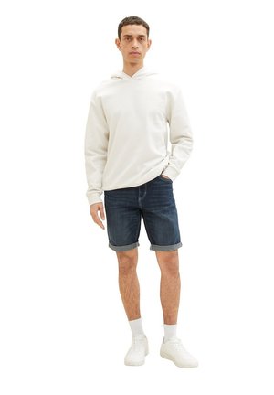 TOM TAILOR, JOSH - Shorts vaqueros - used dark stone blue denim