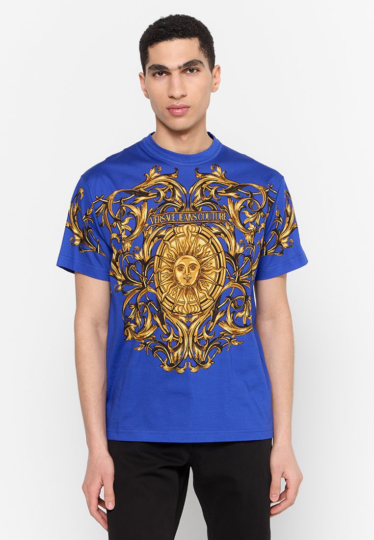 Versace Jeans Couture T-shirt print blauw
