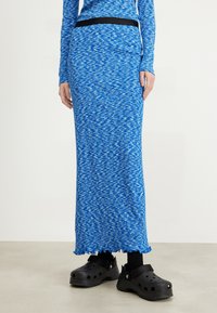 Mads Nørgaard - SPACE MAXINE SKIRT - Maxiskjørt - multi blue Miniatyrbilde 1