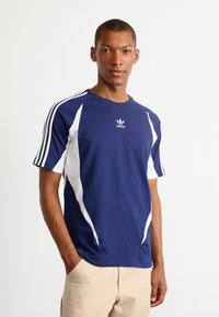 adidas Originals ARCHIVE - Print T-shirt - blue/white