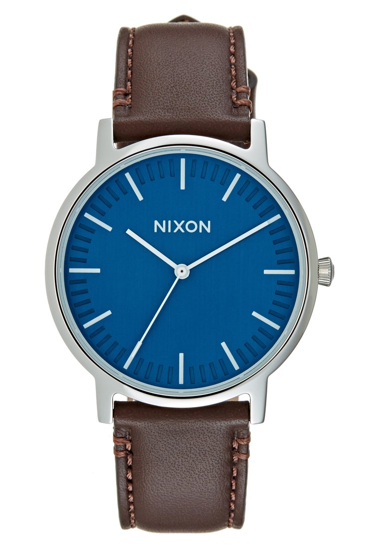 Nixon Orologio Da Polso Porter Uomo, Cassa In Acciaio 40mm, Movimento Al Quarzo Miyota, Cinturino In Pelle, Impermeabile 5 ATM, Design Timeless