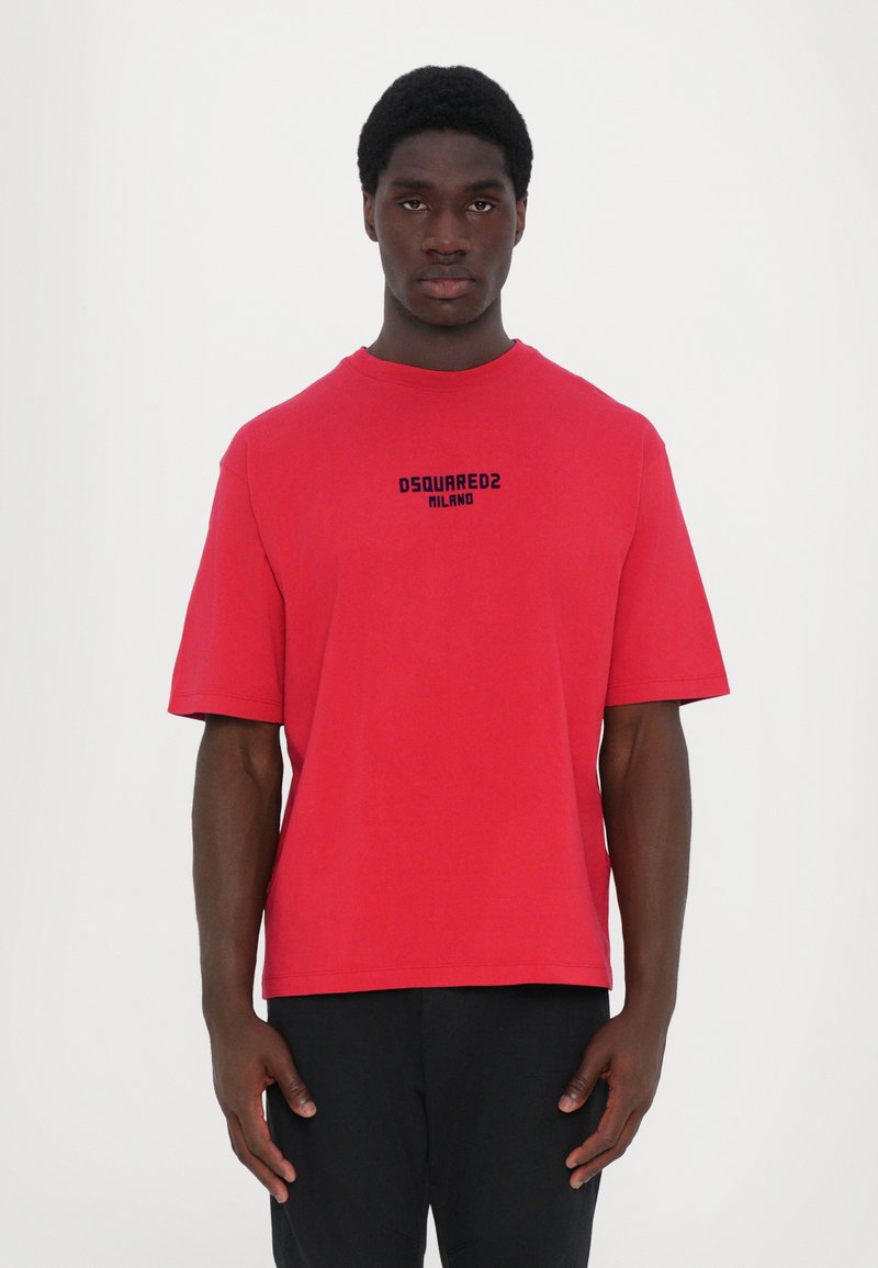 Dsquared2 - T-shirt imprimé - red/dark navy, Agrandir