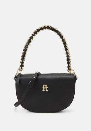 Tommy Hilfiger, HALF MOON CROSSOVER - Umhängetasche - black