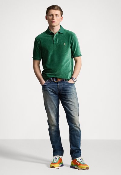 Polo Ralph Lauren CLASSIC FIT KNIT CORDUROY POLO SHIRT - Polo krekls - moss agate