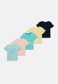 Friboo - 5 PACK - T-shirt imprimé - mint/light yellow/light pink Image miniature 1