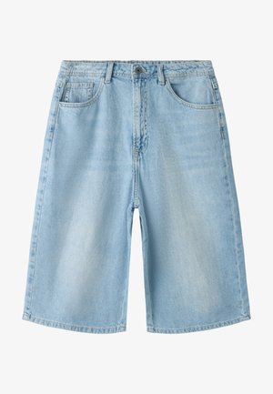 TWO SOON, BAGGY - Denimové šortky - light blue denim