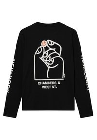 Les Deux WASHINGTON - Μπλούζα με μακριά μανίκια - black/light ivory