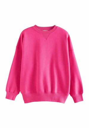 Next HEAVYWEIGHT BRUSHED CREW NECK - Felpa - pink