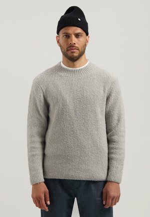 QUINT MOCK NECK - Trui - ghost grey