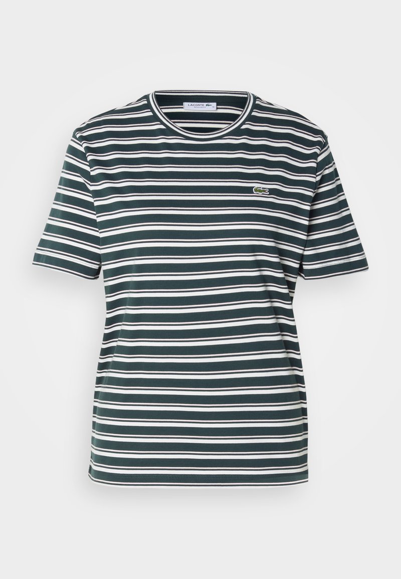Lacoste T-shirt print donkerblauw