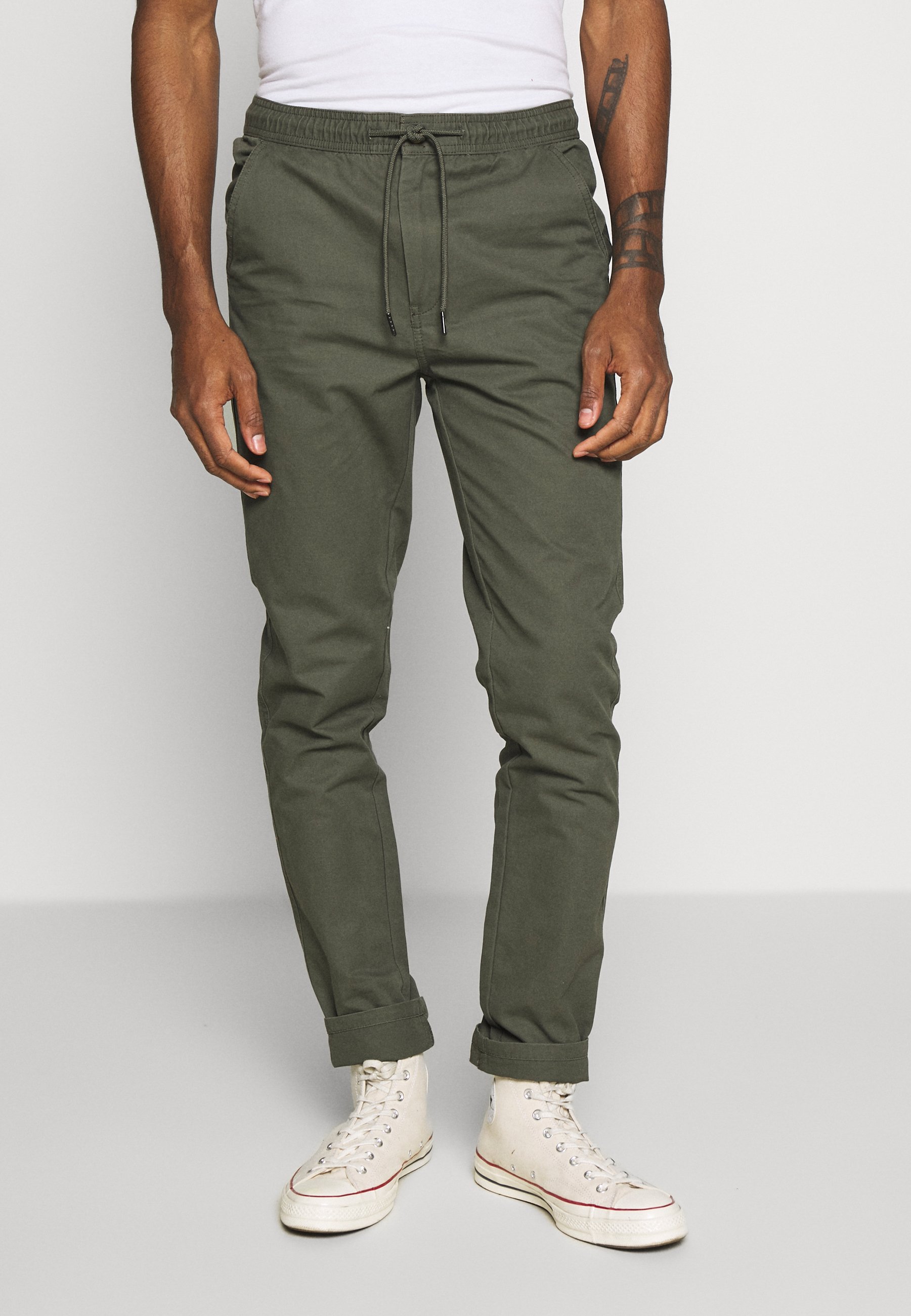 Burton Menswear London SLIM WASHED Joggebukse khaki Burton Menswear London SLIM WASHED - Joggebukse - stone