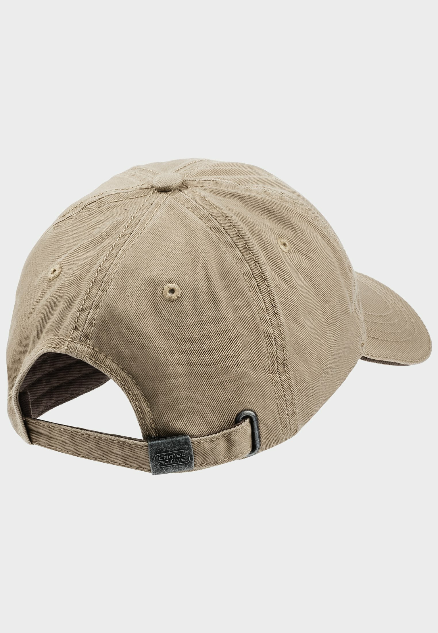 Camel Active Herren Cap Aus Baumwoll-Twill – 6-Panel, Weitenverstellbar, Mit Markenlogo