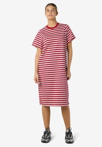 NOISY MAY Stripe Nmember Sweat-Shirt à Rayures Manches Longues - Pull Décontracté Femme