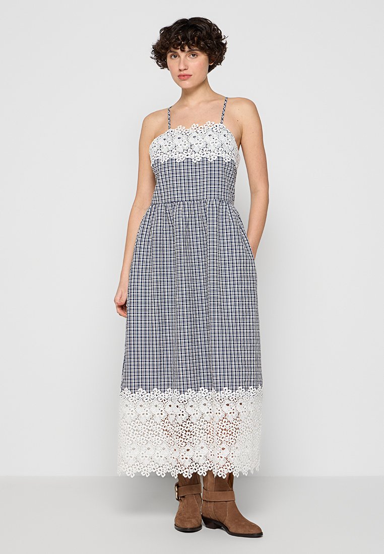 Barbour Maxi-jurk donkerblauw