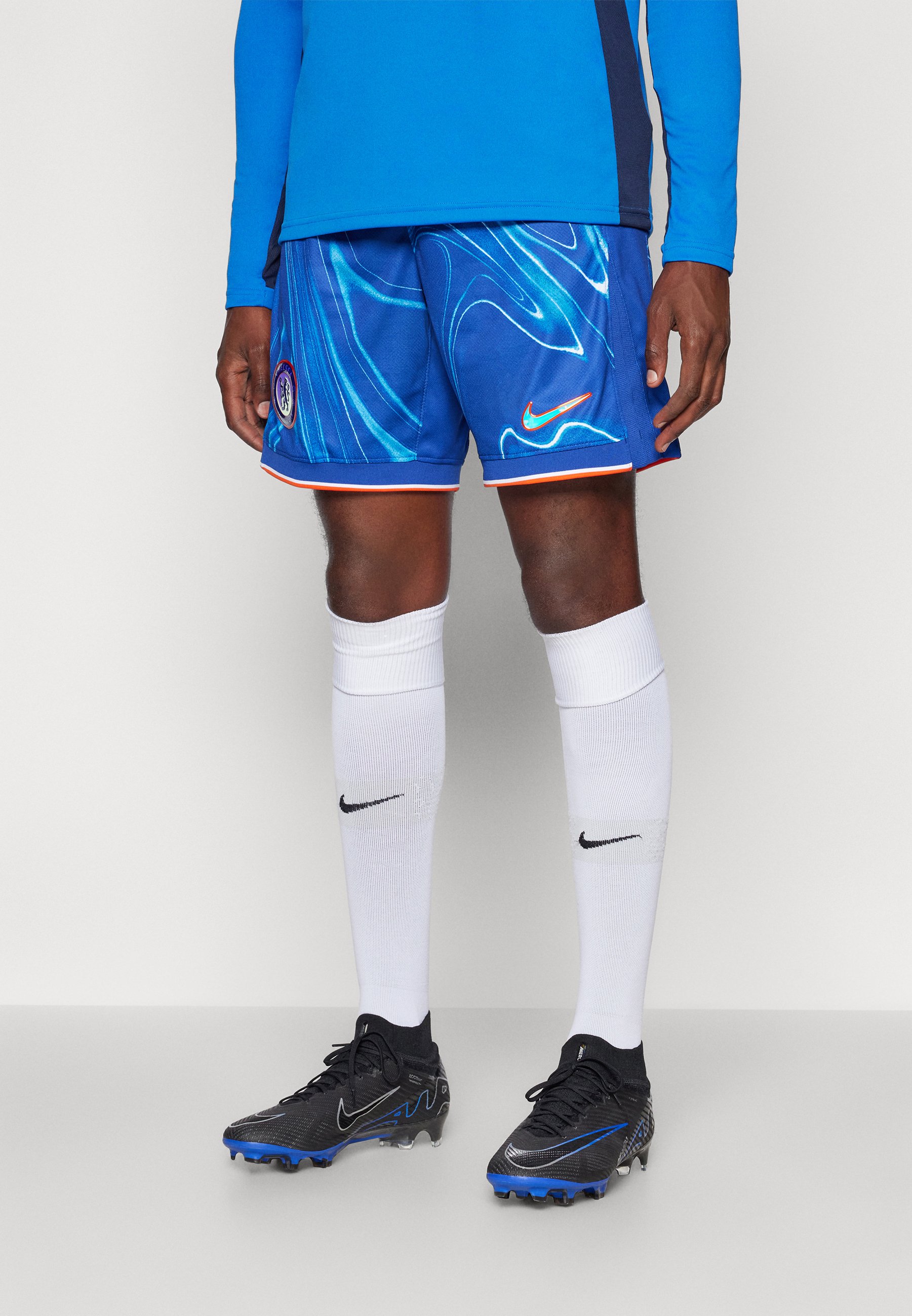 Short de foot en maille Dri-FIT Chelsea FC Strike pour ado. FR