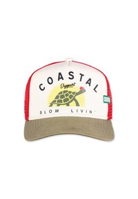SUPPORT SLOW - Kepuraitė - light khaki