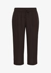 KCMILLE CROPPED - Pantalon classique - black coffee