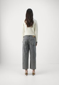 American Vintage YOP - Jeans Relaxed Fit - grey salt and pepper