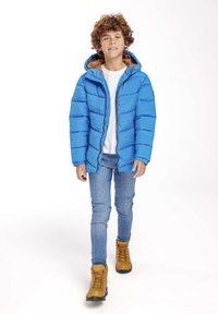 MINOTI - HOODED PUFFER - Giacca da mezza stagione - royal blue camel Immagine in miniatura 1