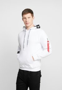 Alpha Industries - HOODY - Hoodie - white Miniatyrbilde 1