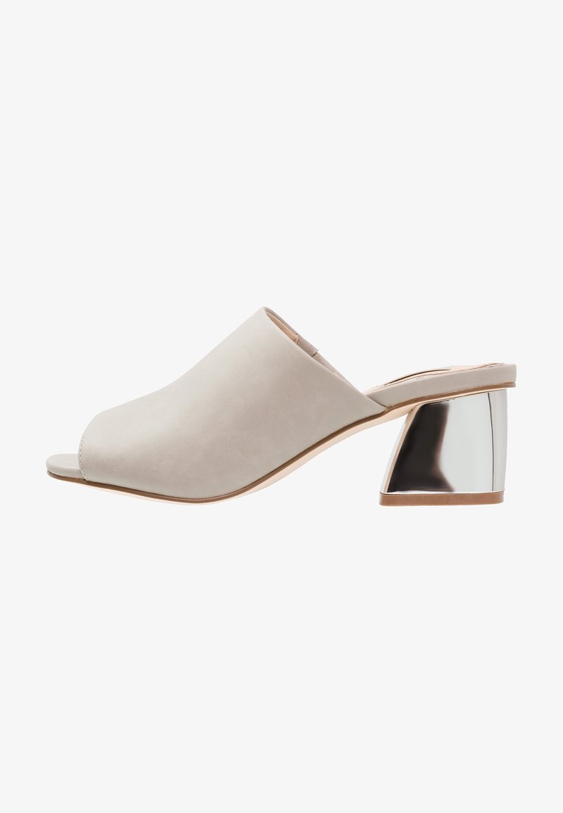 Miss Selfridge Heeled mules - grey