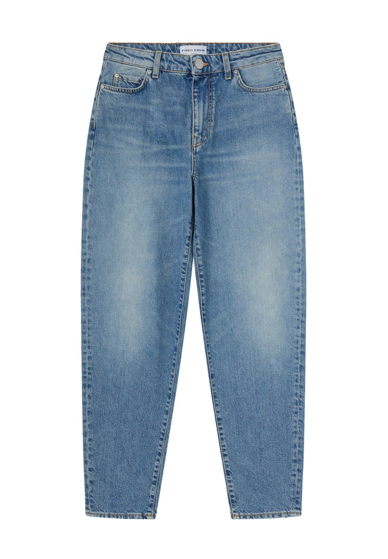 Jeans Donna Pinko Maddie Mom, Denim Con Strappi E Rotture, Vestibilità Comoda E Stile Grintoso - 2