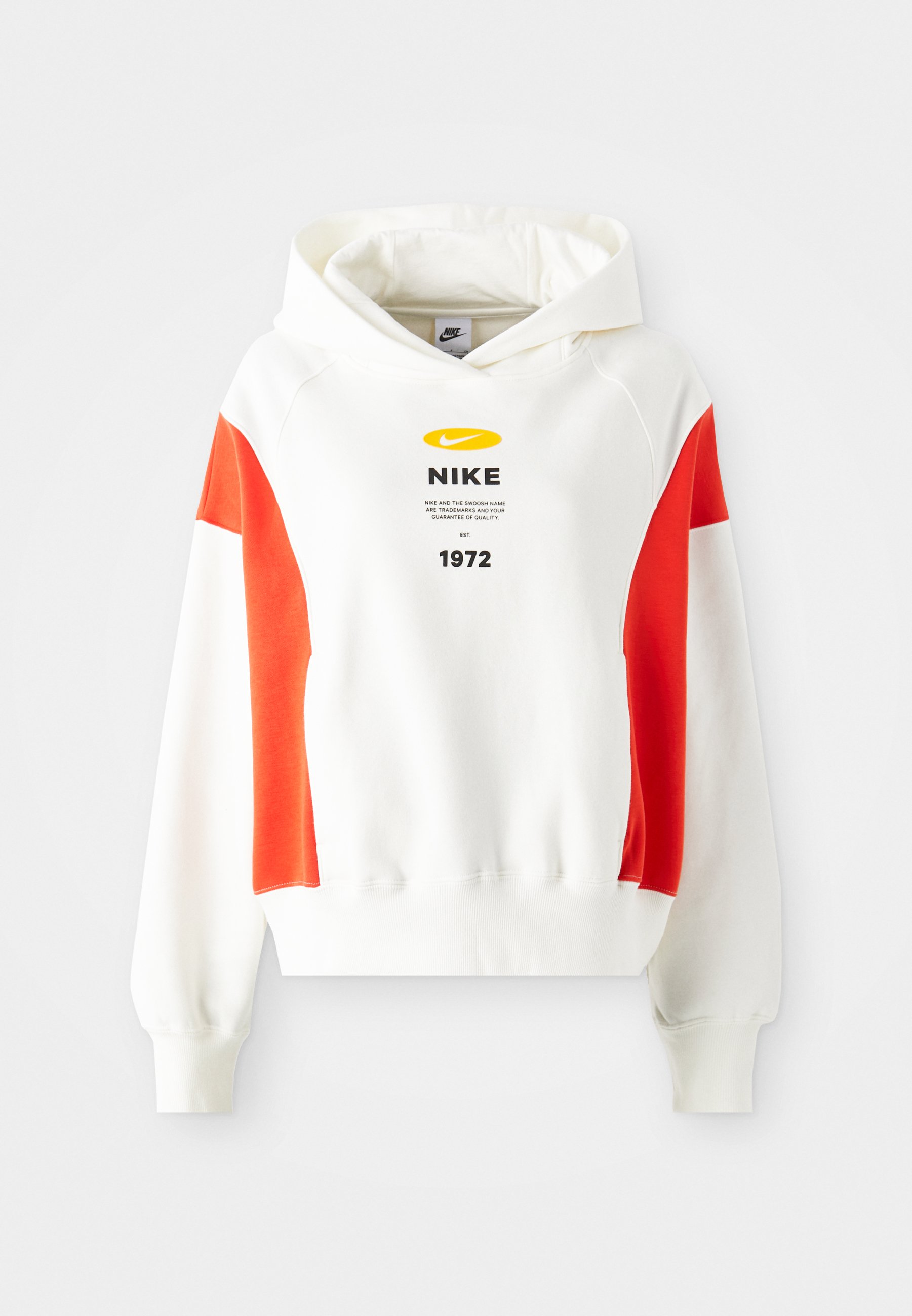 nike air red and white hoodie