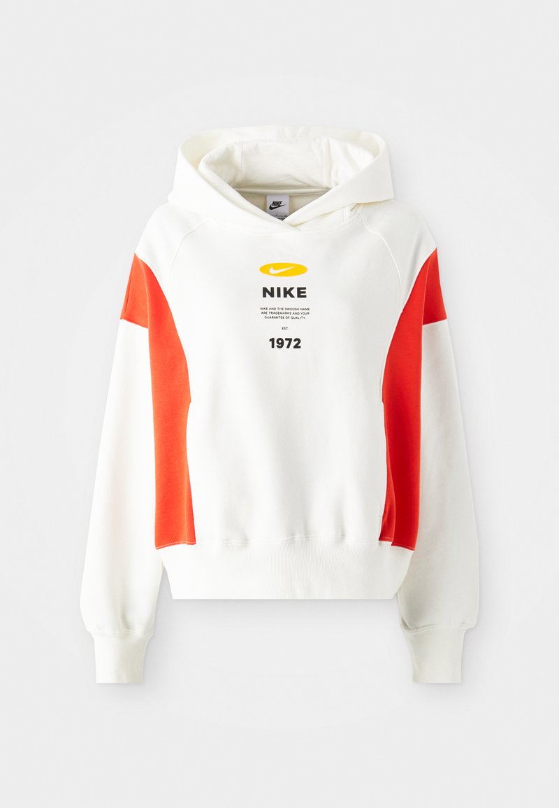 Nike Sportswear REMIX Kapuzenpullover sail/picante red/black