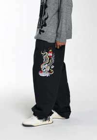 Ed Hardy SIDE-SNAKE-SKULL TECH - Træningsbukser - black