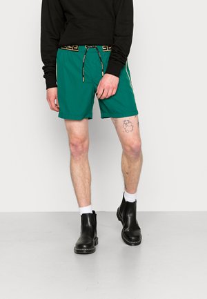 NABALO SWIMSHORT - Shorts - bottle green/optic white