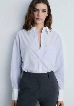Button-down blouse - bleu