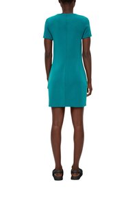 s.Oliver MIT OVERLOCKNÄHTEN - Denné šaty - petrol