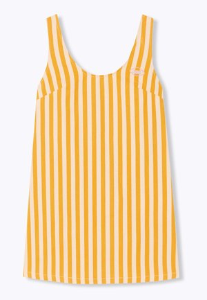 Promod, ROBE COURTE À RAYURES - Robe de jour - rayé jaune