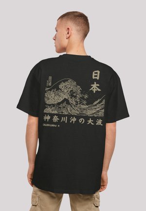 KANAGAWA WELLE - T-shirt print - schwarz