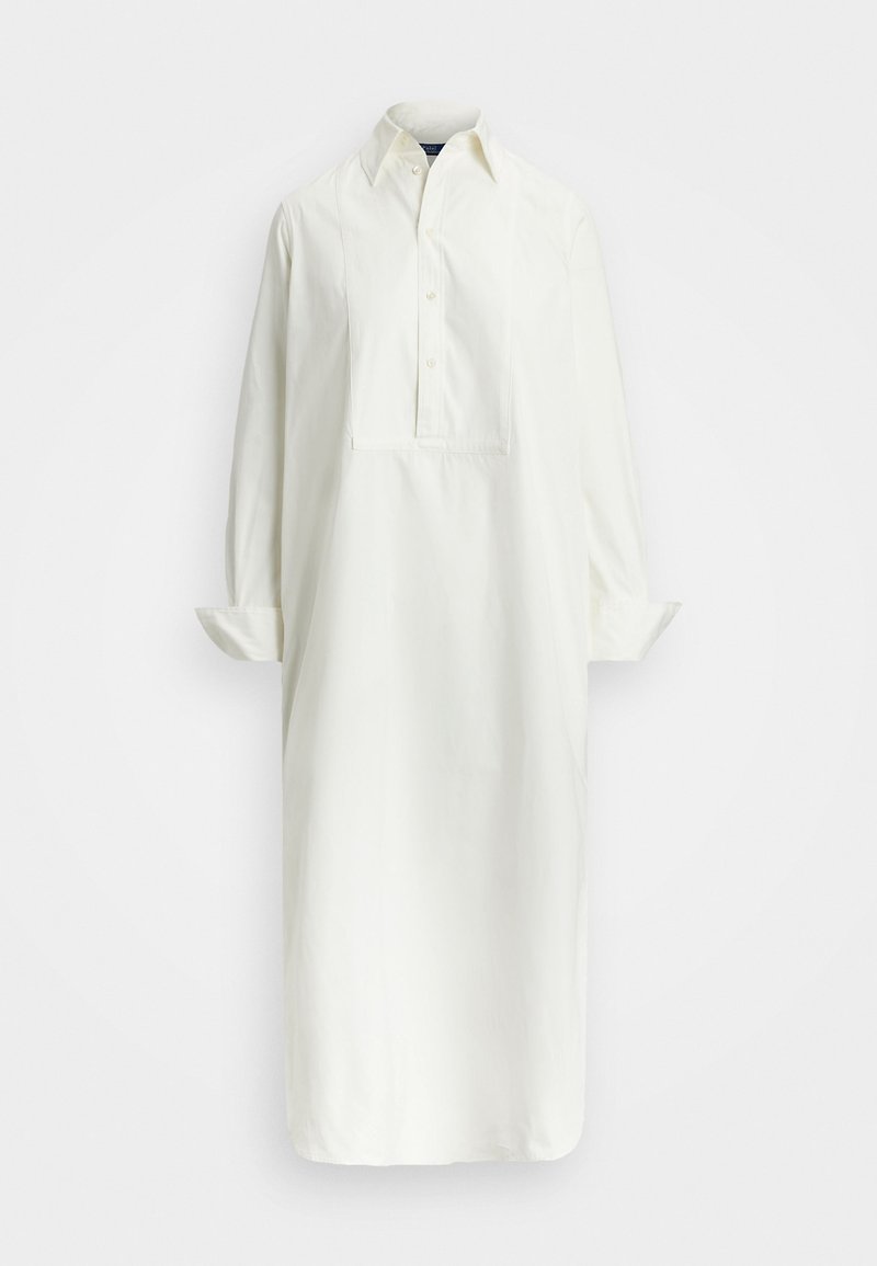 Polo Ralph Lauren OXFORD TUXEDO SHIRTDRESS - Robe chemise - white