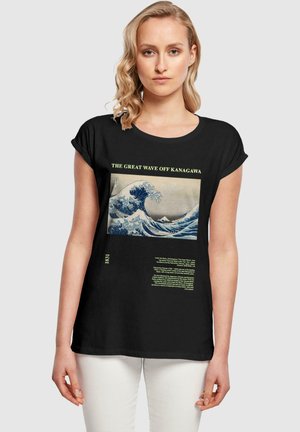 APOH - HOKUSAI 1831  - Majica kratkih rukava s printom - black