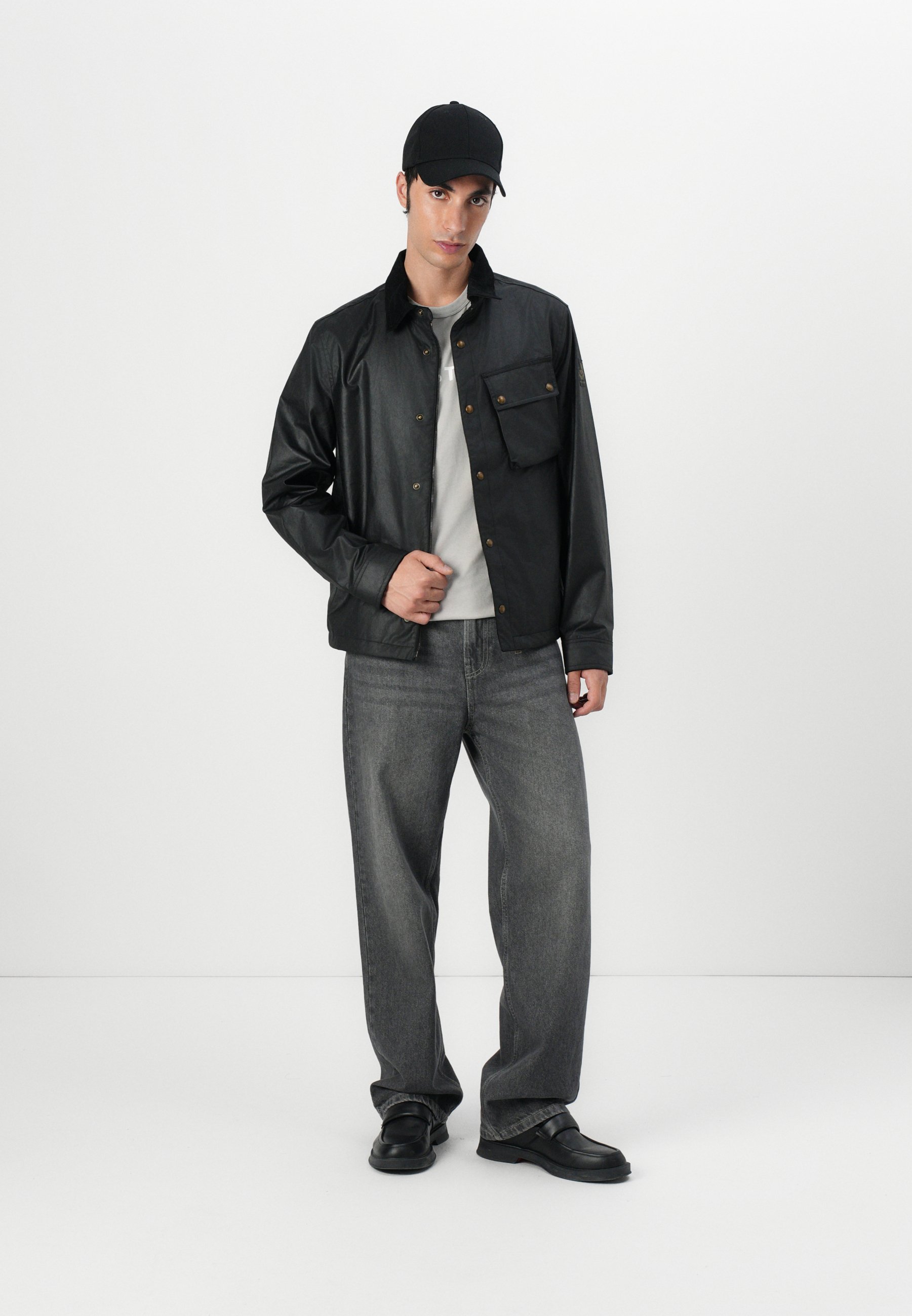 Belstaff GROUND JACKET - Light jacket - black - Zalando.co.uk