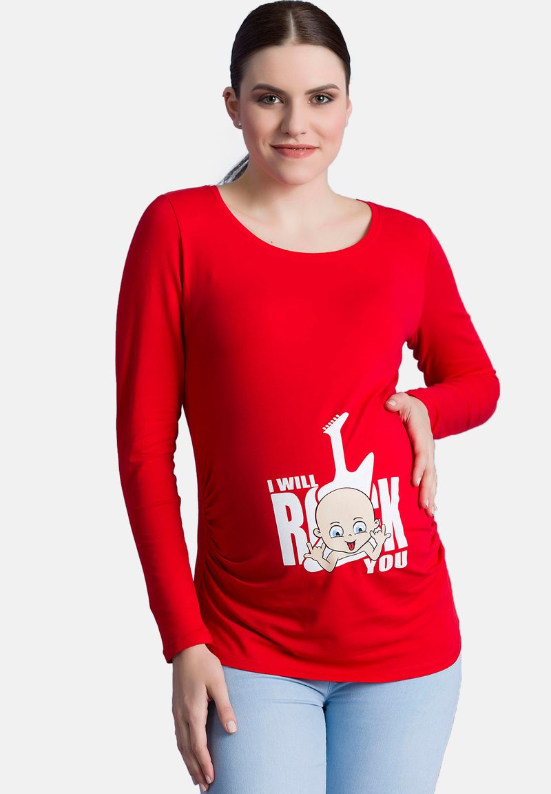 M.M.C. I WILL ROCK YOU - Langarmshirt - rot