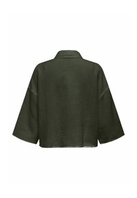 JDY JDYTHEIS LIFE 3/4 CROP - Button-down blouse - grau