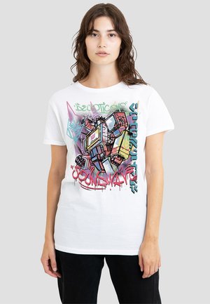 TRANSFORMERS GENERATIONS STREET STYLE DECEPTICON SOUNDWAVE - Print T-shirt - white