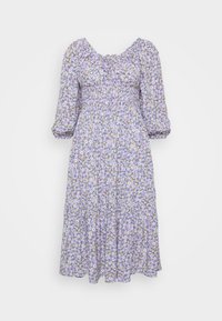 TIE NECK MIDI DRESS FAST - Kasdienė suknelė - purple